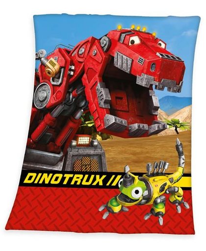 Dinotrux - Plaid - 130x160 cm - Multi kleur