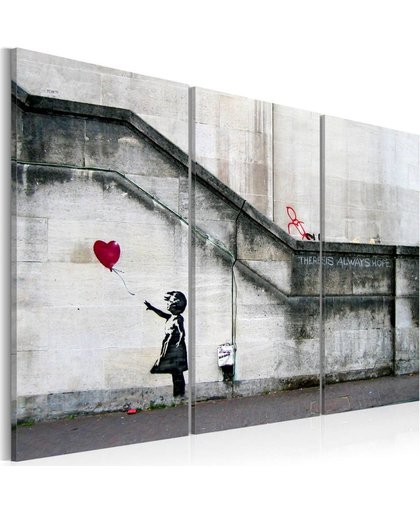 Schilderij - Meisje met ballon - Banksy