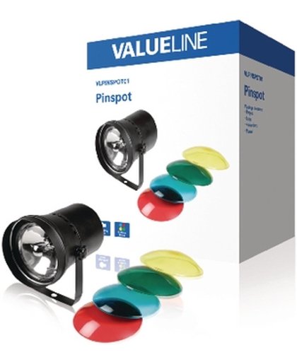 Valueline VLPINSPOT01 4-Kleurige Halogeen Pin-Spot