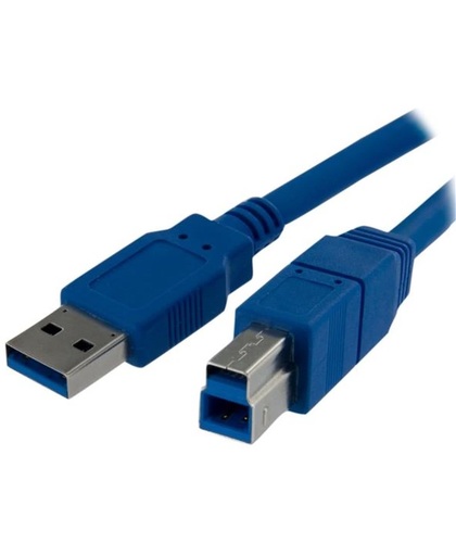 StarTech.com 1 m SuperSpeed USB 3.0-kabel A-naar-B M/M USB-kabel
