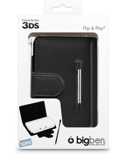 Big Ben Flip and Play Case 3DSFLIPNPLAY (Zwart)