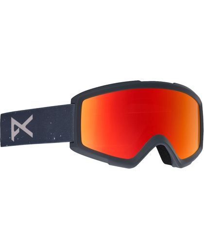 Anon Helix 2.0 W/Spare Unisex Skibril - Rush/Red Solex - One Size