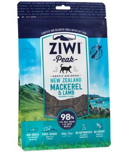 ZIWIPeak CAT GENTLY AIR-DRIED Mackerel & Lamb 400 gr.