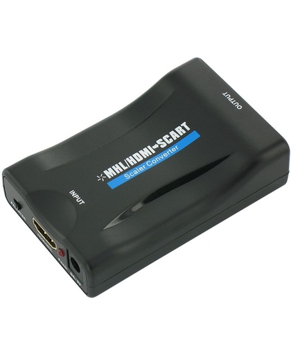 Coretek HDMI naar Scart converter - voeding via USB