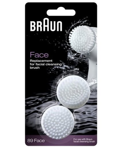 Braun 89 Face 2stuk(s) Borstelkop voor het gezicht