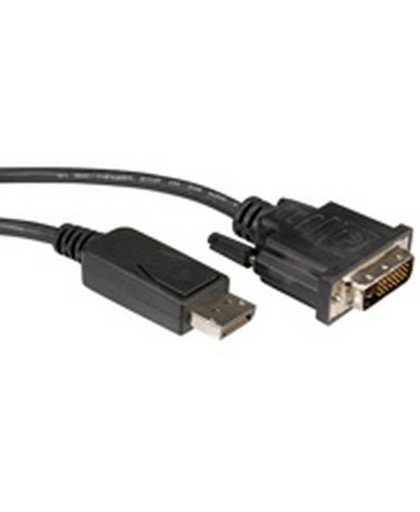 ROLINE DisplayPort Kabel DP Male - DVI Male (24+1) 2,0m