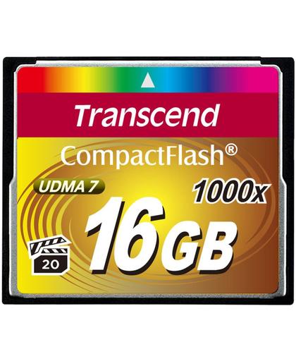Transcend CompactFlash Card 1000x 16GB 16GB CompactFlash