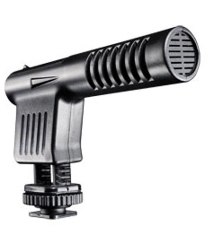 Walimex 18765 Digital camcorder microphone Bedraad Zwart microfoon