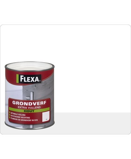 Flexa Grondverf Extra Vullend Wit 0,75 Ltr