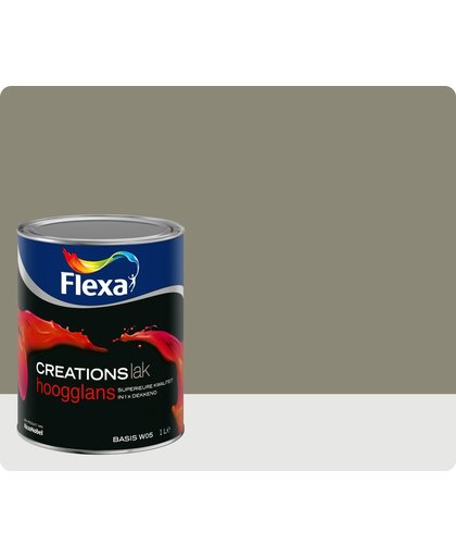 Flexa Creations - Lak Hoogglans - 3029 - Camouflage Green - 750 ml
