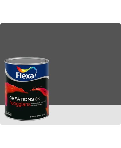 Flexa Creations - Lak Hoogglans - 3036 - Industrial Grey - 750 ml