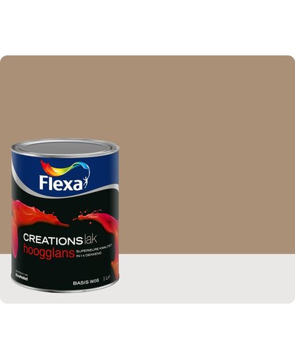 Flexa Creations - Lak Hoogglans - 3033 - Bakery Brown - 750 ml