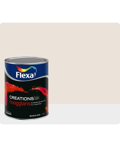 Flexa Creations - Lak Hoogglans - 3008 - Soft Pearl - 750 ml