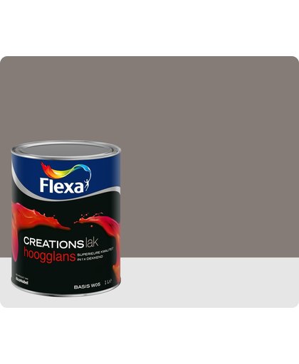 Flexa Creations - Lak Hoogglans - 3026 - Spacious Grey - 750 ml