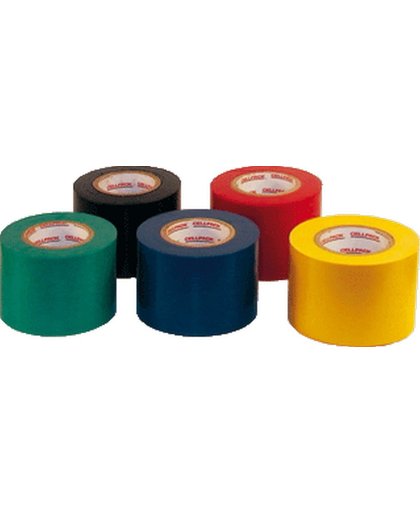 CELP zelfkl tape 128, PVC, geel, (lxb) 25mx30mm, UV-bestendig, isol