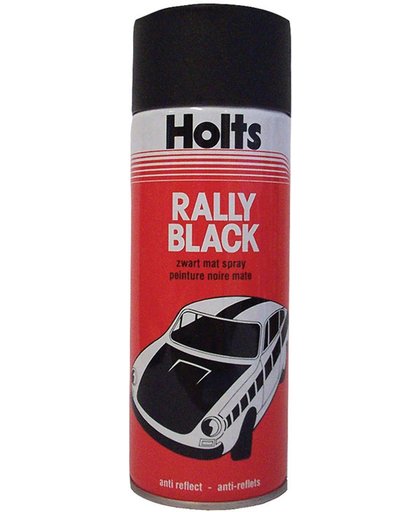 Holts Spuitverf Rally Black 500ml Spuitbus mat zwart