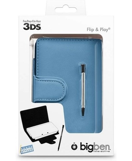 Big Ben Flip and Play Case 3DSFLIPNPLAY (Lichtblauw)