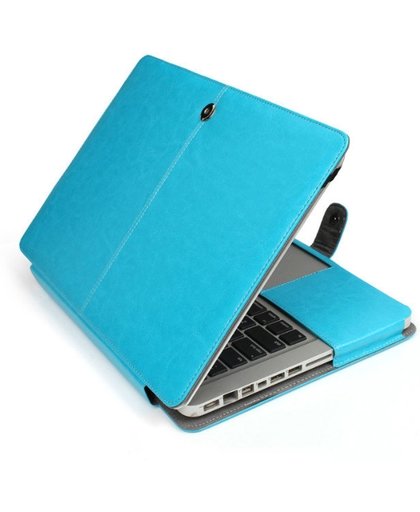 Laptophoes Voor MacBook Pro zonder retina 13.3 inch - Laptoptas - met sluiting - Turquoise