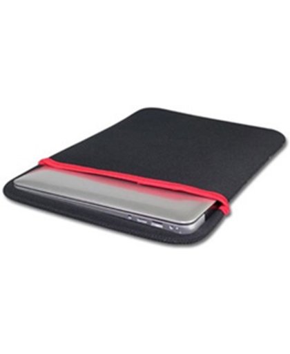 Mr. Pefe Laptop Sleeve Waterproof 11 inch - Zwart/Rood
