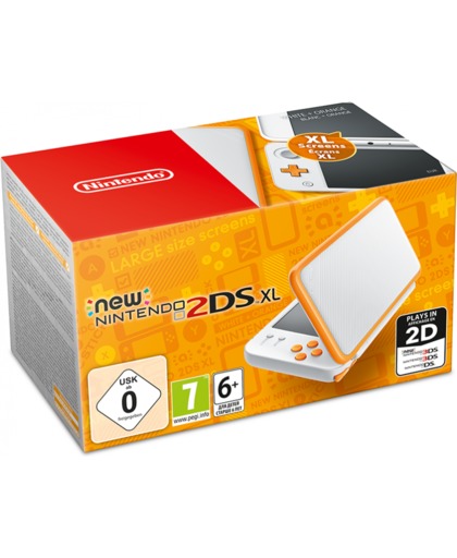 New Nintendo 2DS XL (White/Orange)