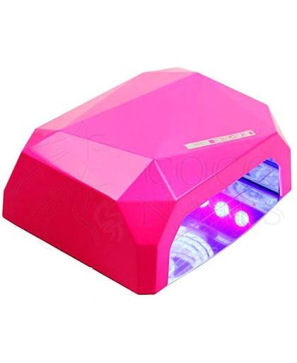 MBS® CCFL 36 Watt LED UV Lamp Diamond PRO roze