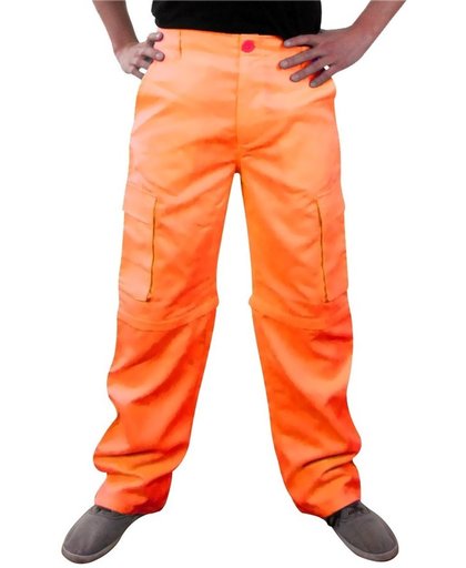 Fluor Oranje Broek - Neon Orange Pants Dames 48 / Heren 58