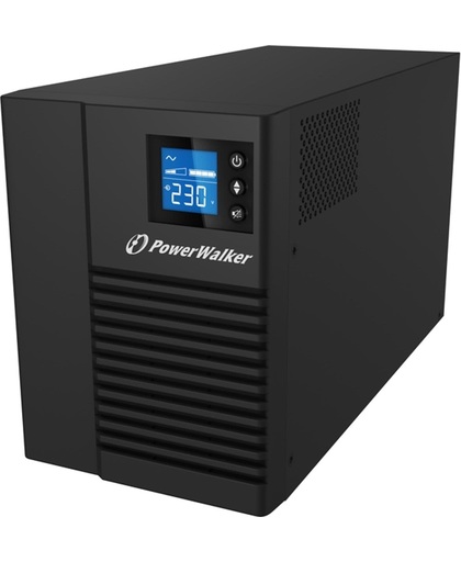 BlueWalker VI 1500T/HID Line-Interactive 1500VA 8AC outlet(s) Toren Zwart UPS