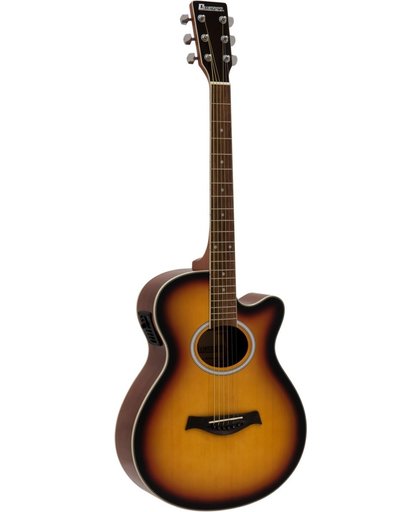 DIMAVERY AW-400 western gitaar - steelstringgitaar, sunburst