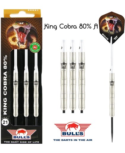Bull's King Cobra 80% Tungsten 24 gram Steeltip Darts