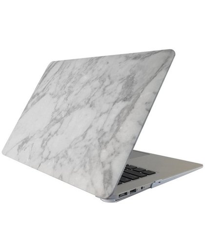 MacBook 12 inch case - Marble - wit