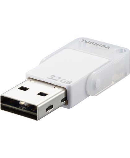 Toshiba TransMemory-EX U382 32GB USB 3.0 (3.1 Gen 1) USB-Type-A-aansluiting USB Type-C-connector Wit USB flash drive