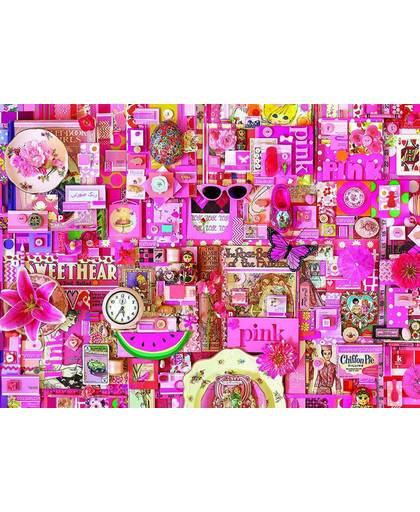 Cobble Hill puzzle 1000 pieces - Pink