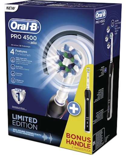 Oral-B Pro Series Cross Action Black 4500 Duo Handle