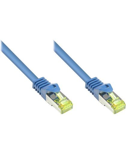Alcasa 8070R-003B 0.25m Cat7 S/FTP (S-STP) Blauw netwerkkabel