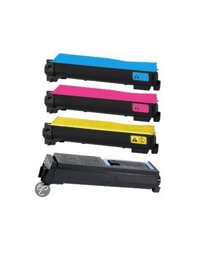 Kyocera TK-560 set compatible toners , zwart, cyaan, magenta, geel