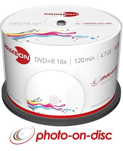 Primeon 2761226 4.7GB DVD-R 50stuk(s) lege dvd