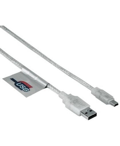 Hama verbindingskabel USB - mini USB 1.8m 3 ster