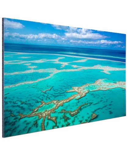FotoCadeau.nl - Great Barrier Reef foto afdruk Aluminium 120x80 cm - Foto print op Aluminium (metaal wanddecoratie)