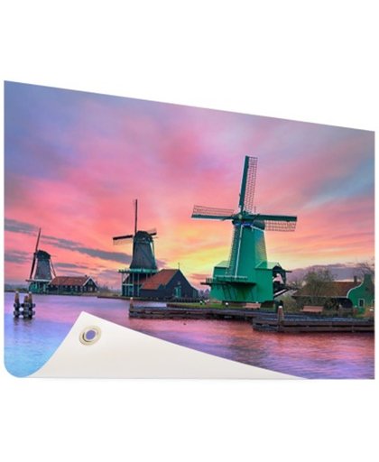 FotoCadeau.nl - Amsterdamse iconische windmolen Tuinposter 60x40 cm - Foto op Tuinposter (tuin decoratie)