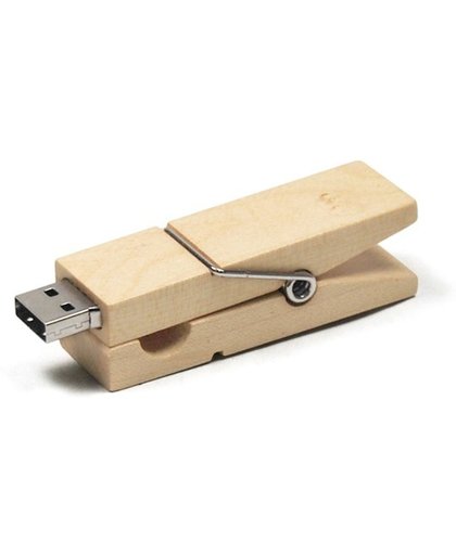 USB stick houten wasknijper 8GB