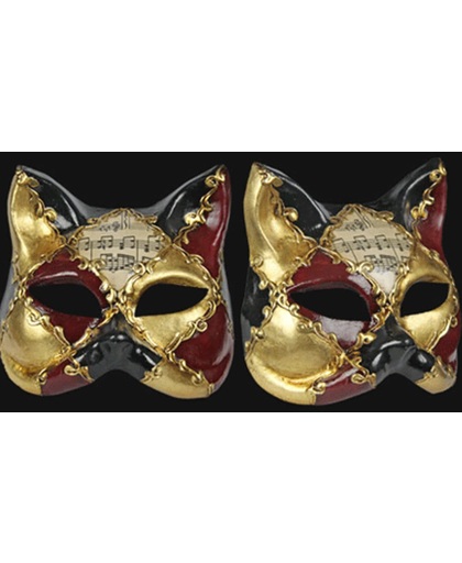 Venetiaanse muziek kat masker
