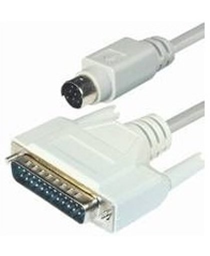 PremiumConnect Modemkabel 25pins SUB-D - DIN 8pins kabel - 1,8 meter