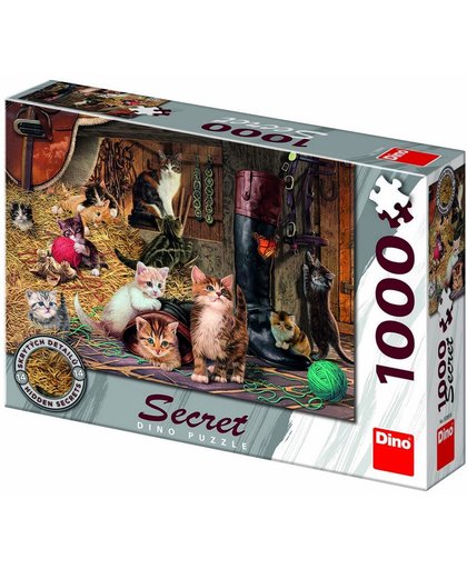 Puzzel met geheimen: Kittens 1000 stukjes