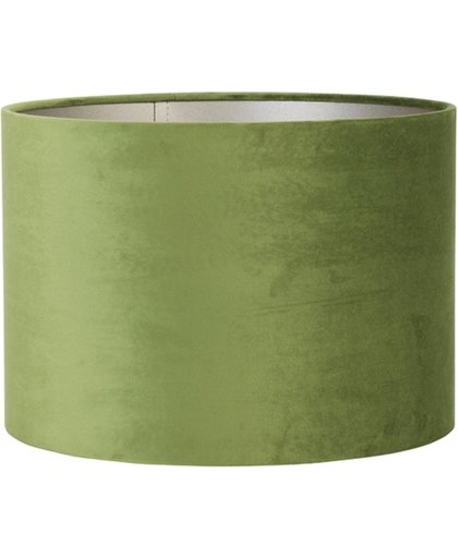 Light & Living Kap cilinder 55-55-41 cm VELOURS olive green