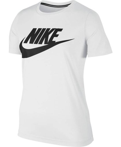 Nike Essential Top Sportshirt Dames - White/White/(Black)