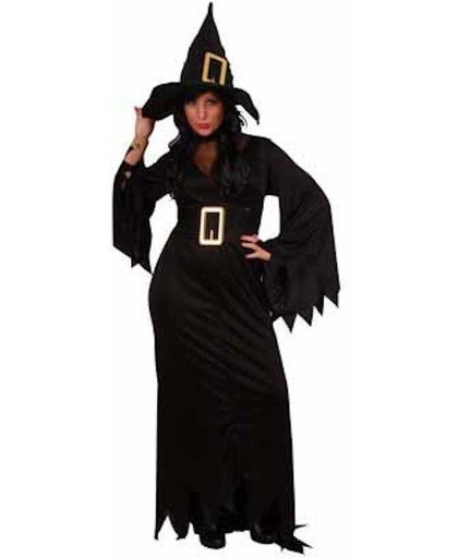 Heksen jurk zwart M