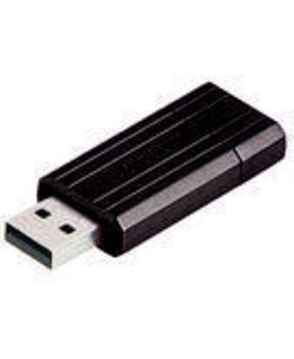 Verbatim PinStripe 64GB USB 2.0 Capacity Zwart USB flash drive