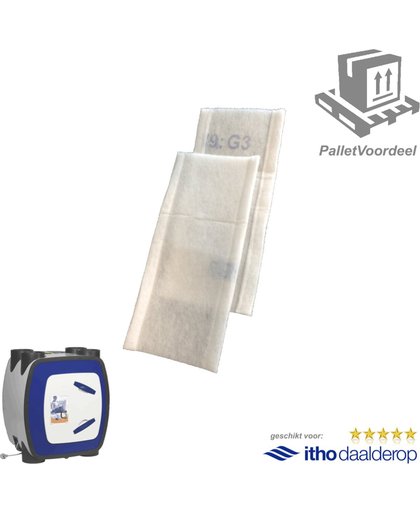 HRU-3 BVF Filters voor Itho Daalderop ECO BAL | PalletVoordeel 100 sets WTW filters