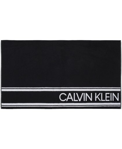 Calvin Klein Badlaken Zwart -One size fits all