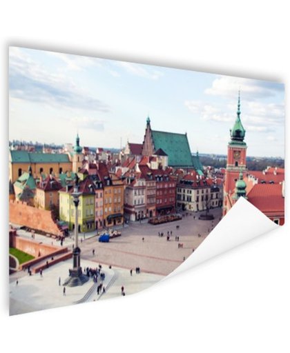 FotoCadeau.nl - Warschau historisch centrum Poster 60x40 cm - Foto print op Poster (wanddecoratie)